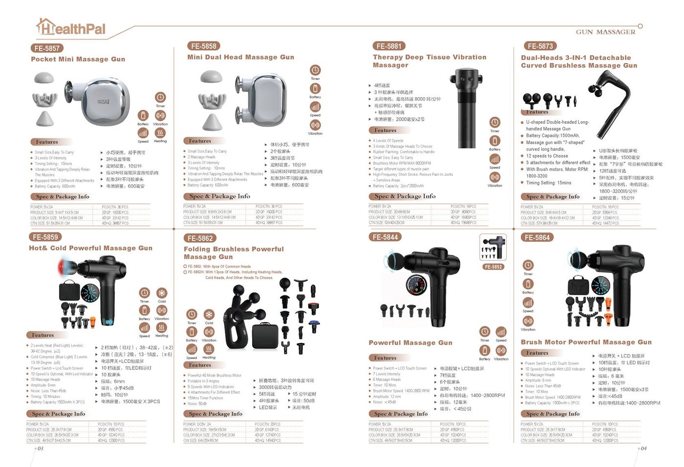 Massage gun product series